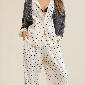 AERIE Polka Dot Pajama Set